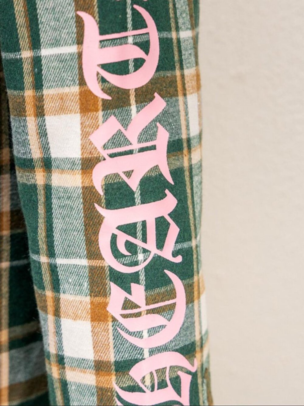 Chrome Hearts Plaid Padded Shirt Jacket In Green - Picture 7 of 9